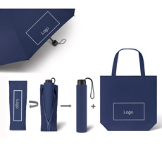 Action Office Werbepack Neuheiten 2-in-1 Schirm-Tasche