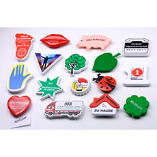 Action Office Werbepack Neuheiten Magnete in Eigenformen mit anziehender Wirkung