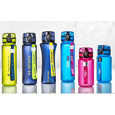 Action Office Werbepack Neuheiten Trinkflaschen mit individueller Trageschlaufe