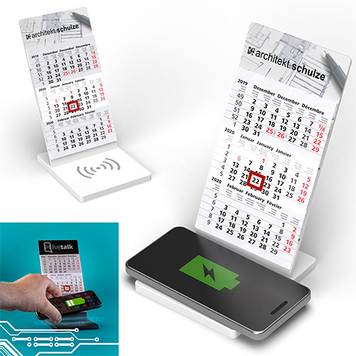 Action Office Der Tischaufstellkalender mit Ladefunktion