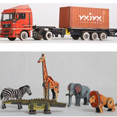 Action Office Werbepack Neuheiten Februar 2016 3D-Puzzle-Modelle